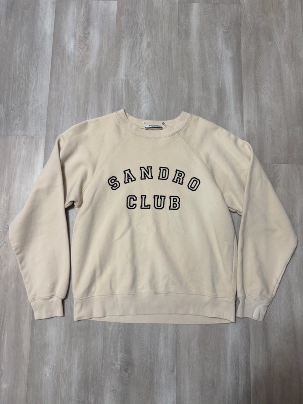 SANDRO CLUB CREWNECK SWEATSHIRT